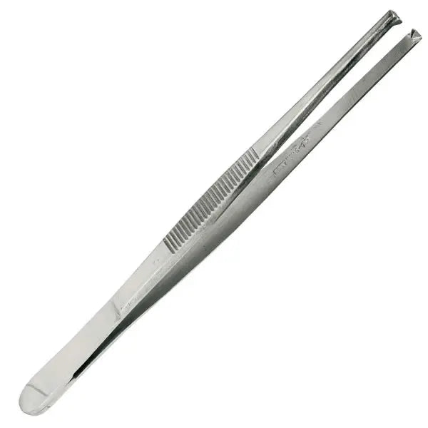 Chirurgische Pinzette – gerade Form, 1:2 Zähne, 14 cm
