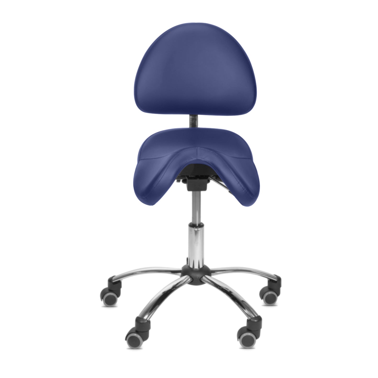 Ergonomischer Sattelstuhl mit Rückenlehne