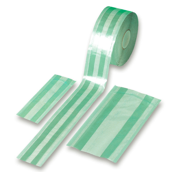 Steri-Rolle mit Falte – verschiedene Breiten, 100 m