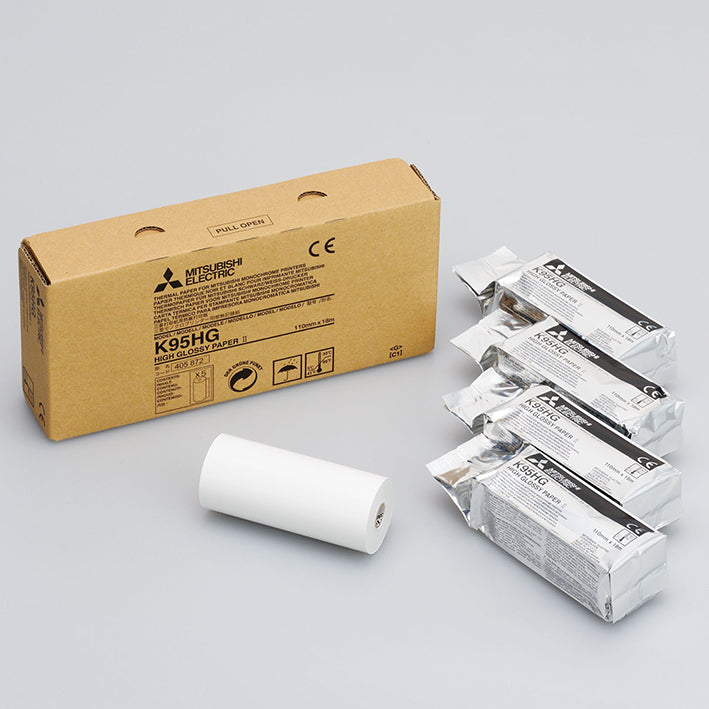 Mitsubishi Printerpapier K-95 HG, 5 Rollen