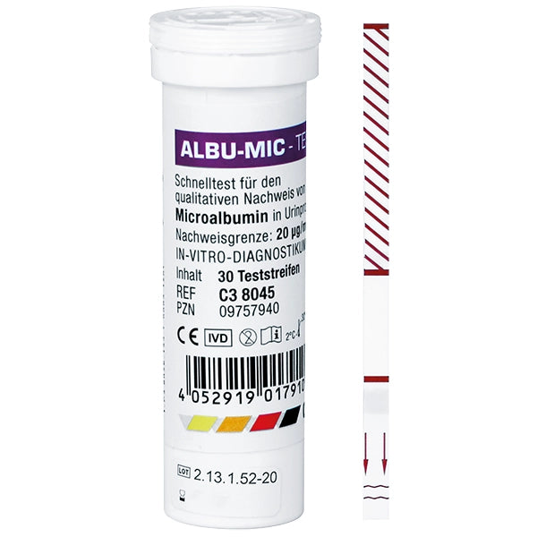 Cleartest® Albu-Mic Urin-Schnelltest, 25 Stück