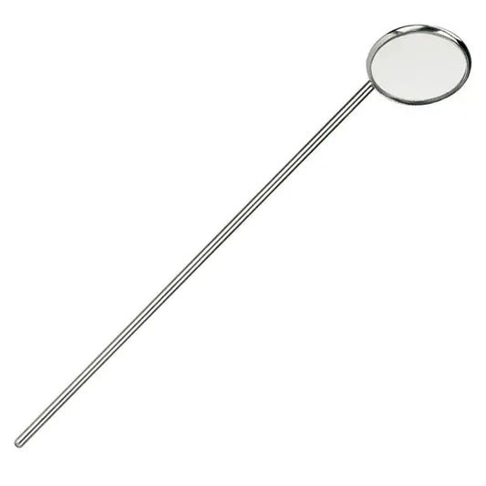 Kehlkopfspiegel ohne Griff, silber