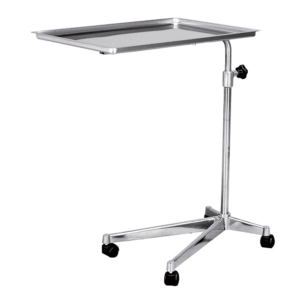 Instrumententisch – höhenverstellbar, mit Rollen