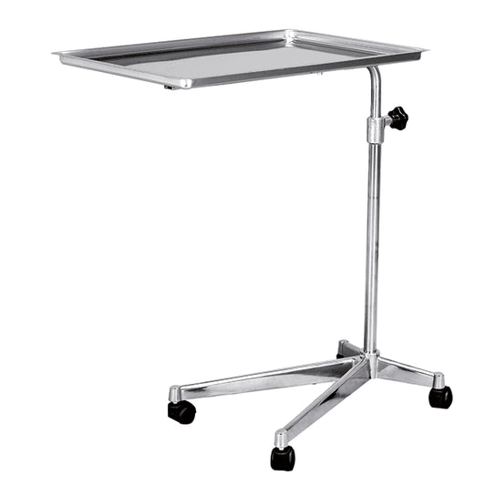 Instrumententisch – höhenverstellbar, mit Rollen