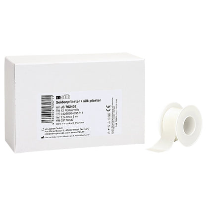 m.silk Seidenpflaster – hypoalergenes Fixierpflaster, ohne Schutzring