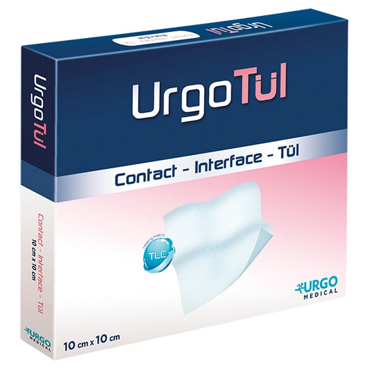 UrgoTül Gazewundauflage, 10 Stück