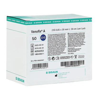 Venofix® A Perfusionskanüle (Butterfly) – 30 cm Schlauch, Luer‑Lock