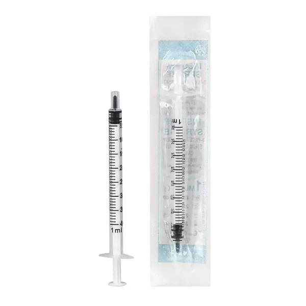 Mediware Insulinspritze – 3-teilig, 1 ml, U40, 100 Stück