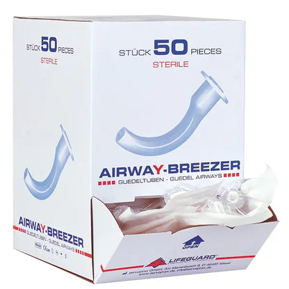 Airway Breezer Einmal-Guedeltuben – steril, farbcodiert, 50 Stück