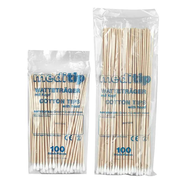 Watteträger Ø 4,0 mm, Länge 150/230 mm, 1000 Stück