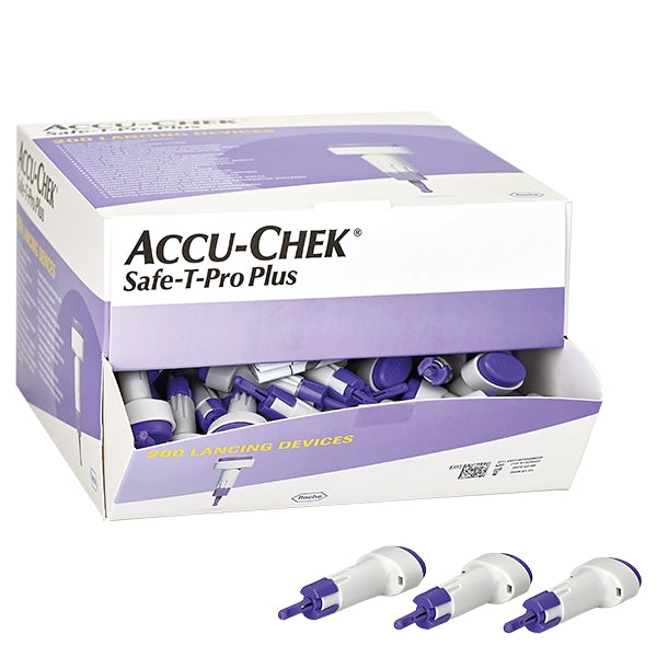 Accu-Chek Safe T-Pro Plus Sicherheitslanzetten, 3-fach verstellbar,