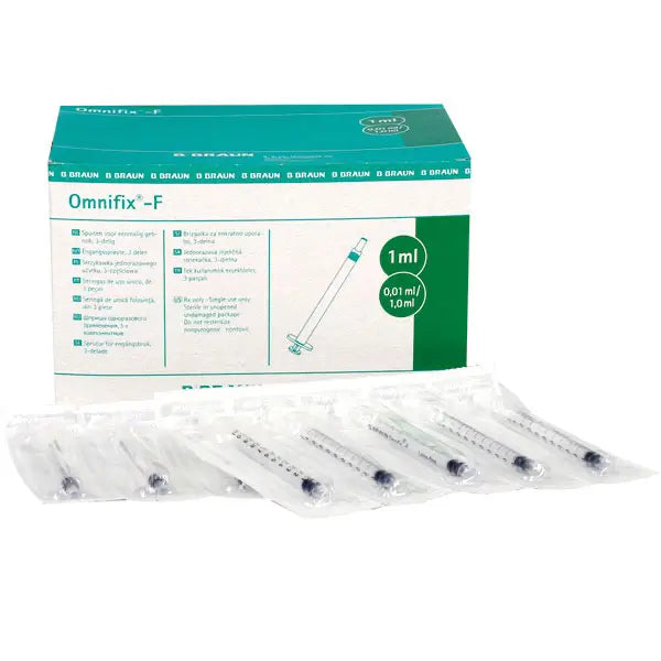 Omnifix® F Solo Tuberkulin 1 ml – U 100, 3-teilig, ohne Kanüle