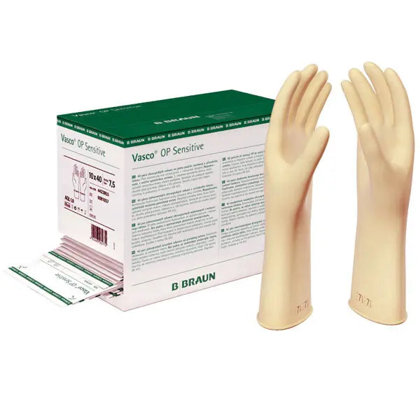 Vasco® Sensitive Latex OP-Handschuhe, puderfrei - 40 Paar