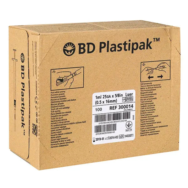 BD Plastipak Tuberkulinspritzen 1 ml – 120 Stück