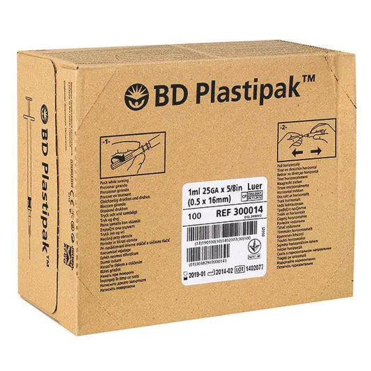 BD Plastipak Tuberkulinspritzen 1 ml – 120 Stück