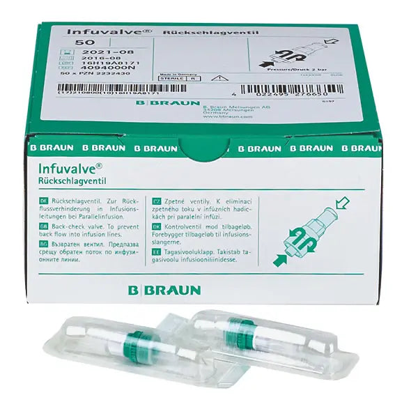 Infuvalve® Rückschlagventil Parallelinfusion 50 Stück