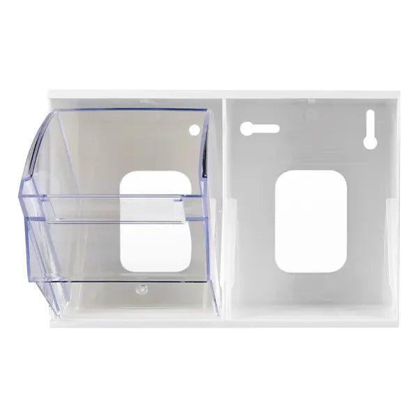 Spritzen- und Kanülenspender – hellgrau/blau