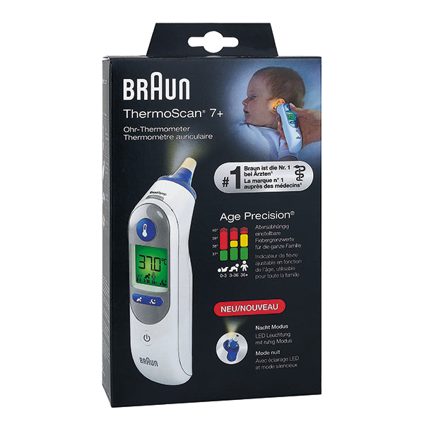 BRAUN Ohrthermometer ThermoScan 7+ (IRT6525)
