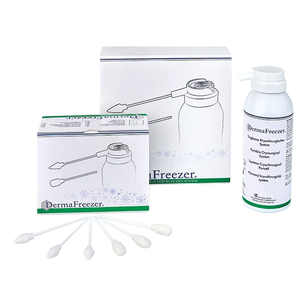 Dermafreezer Set, 170 ml - Applikatoren Typ rund & spitz