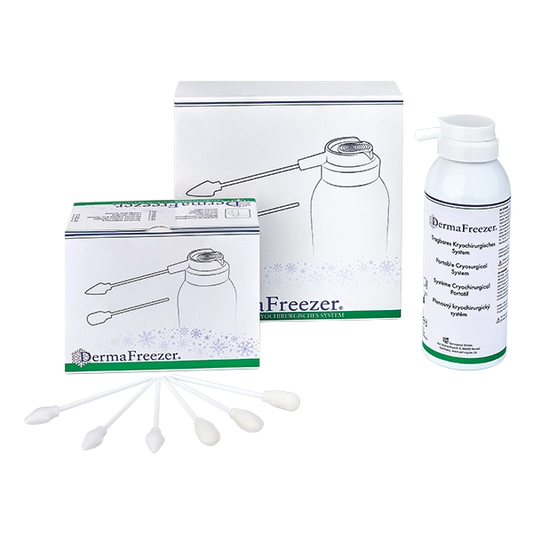 Dermafreezer Set, 170 ml - Applikatoren Typ rund & spitz