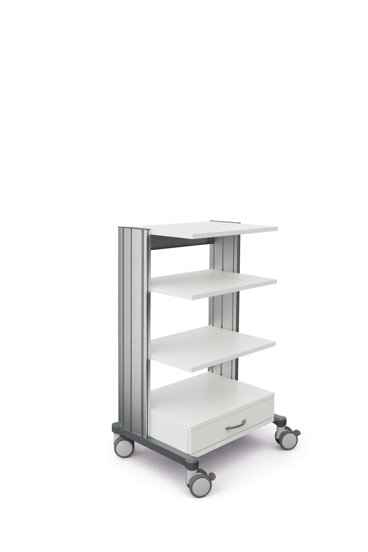 Haeberle swingo Gerätewagen 1 60 weiß, 1118 mm hoch