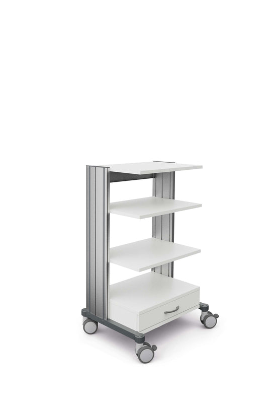 Haeberle swingo Gerätewagen 1 60 weiß, 1118 mm hoch