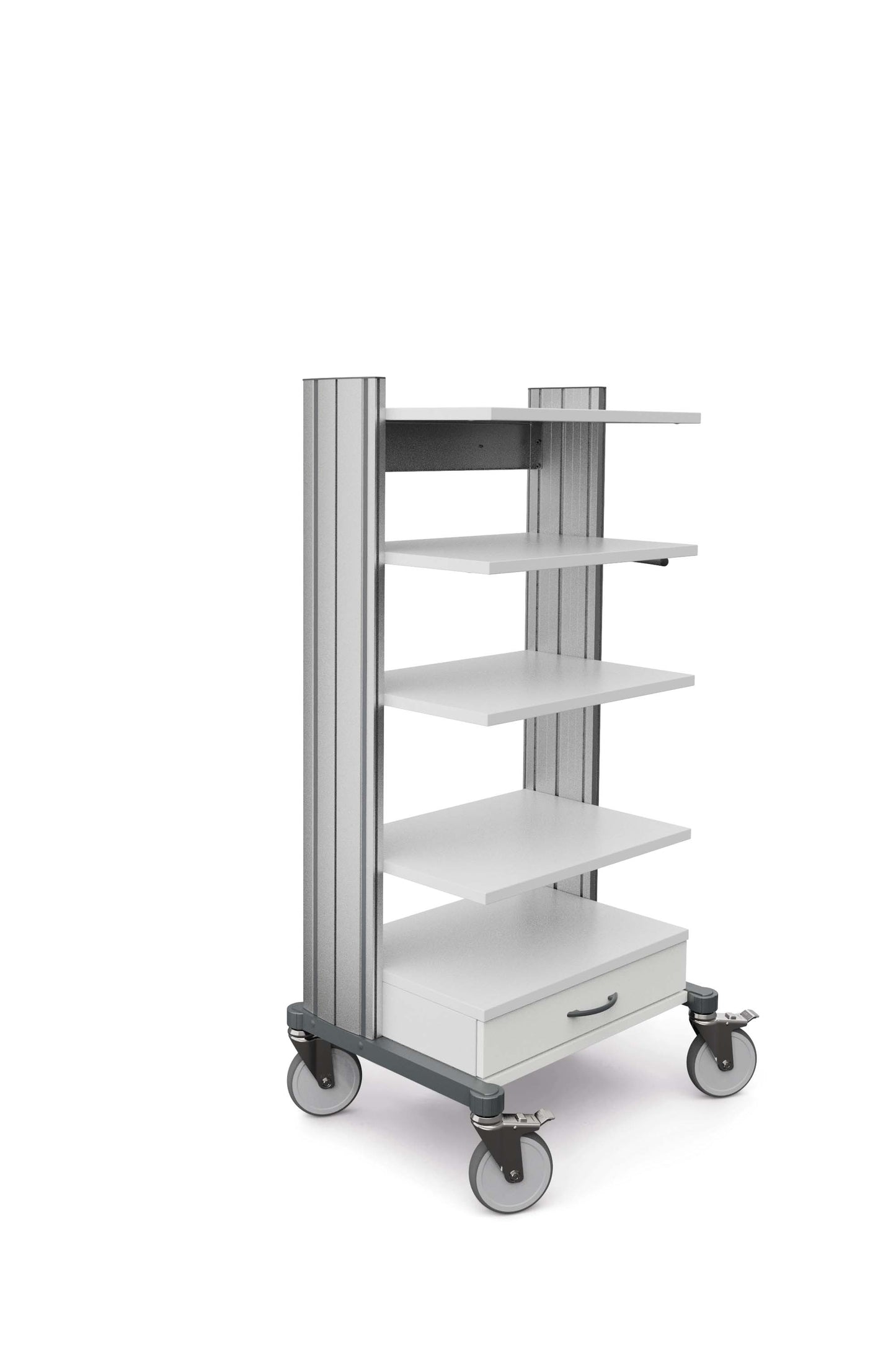 Haeberle swingo Gerätewagen EN1, 60 weiß, 1445 mm hoch