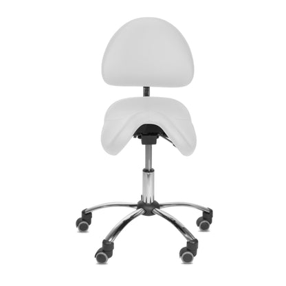 Ergonomischer Sattelstuhl mit Rückenlehne