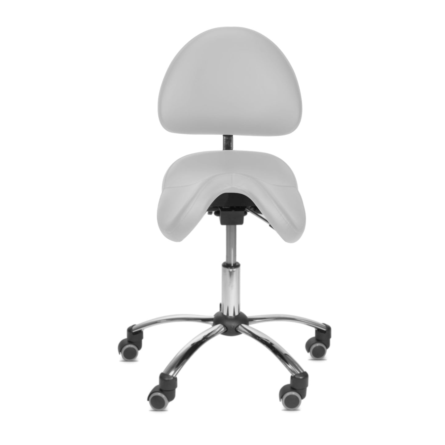 Ergonomischer Sattelstuhl mit Rückenlehne