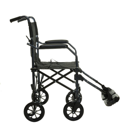 Transportstuhl klappbar mit Fußstützen