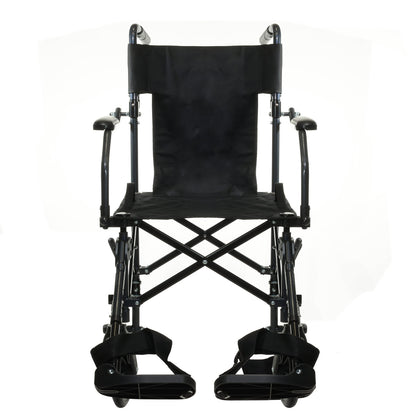 Transportstuhl klappbar mit Fußstützen