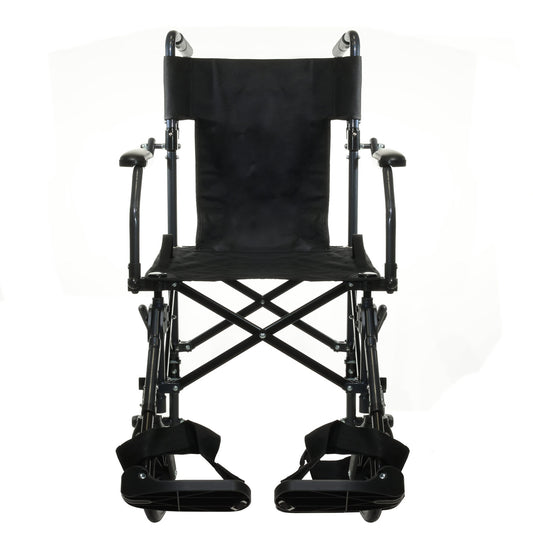 Transportstuhl klappbar mit Fußstützen