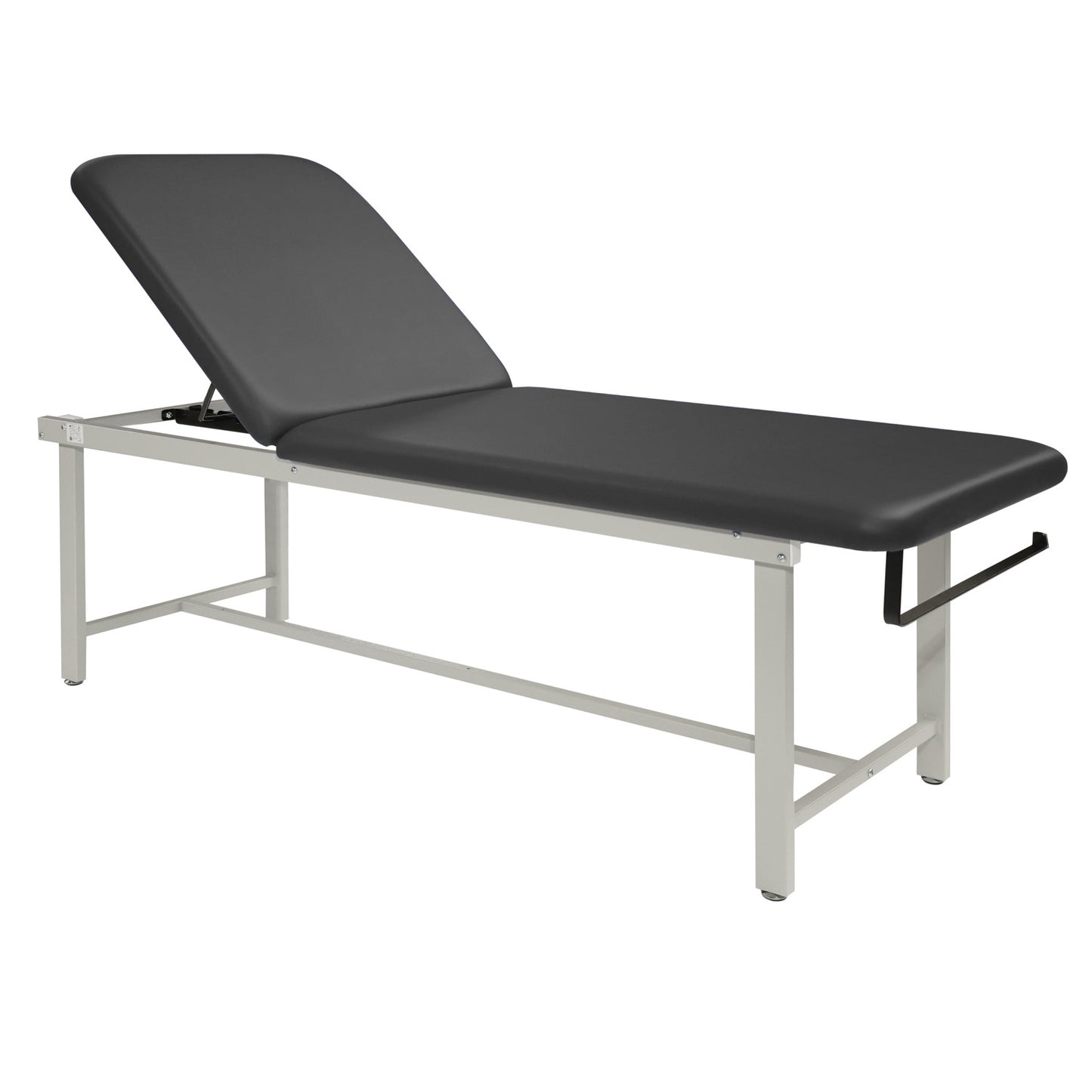 Untersuchungsliege anthrazit, 6‑Stufen Rückenverstellung