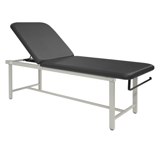 Untersuchungsliege anthrazit, 6‑Stufen Rückenverstellung