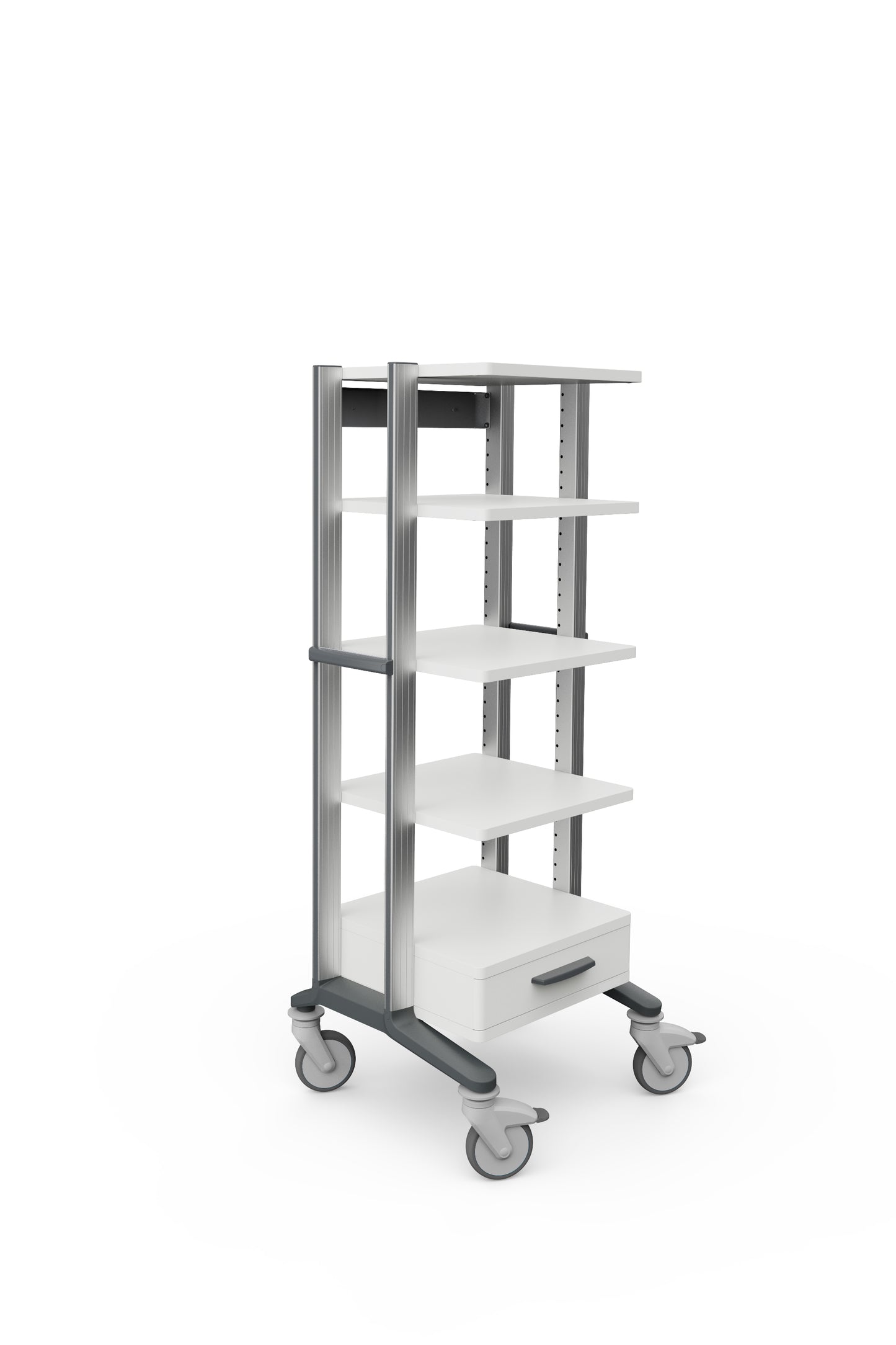 Haeberle doppio Gerätewagen EN1 45 weiß, 1475 mm hoch