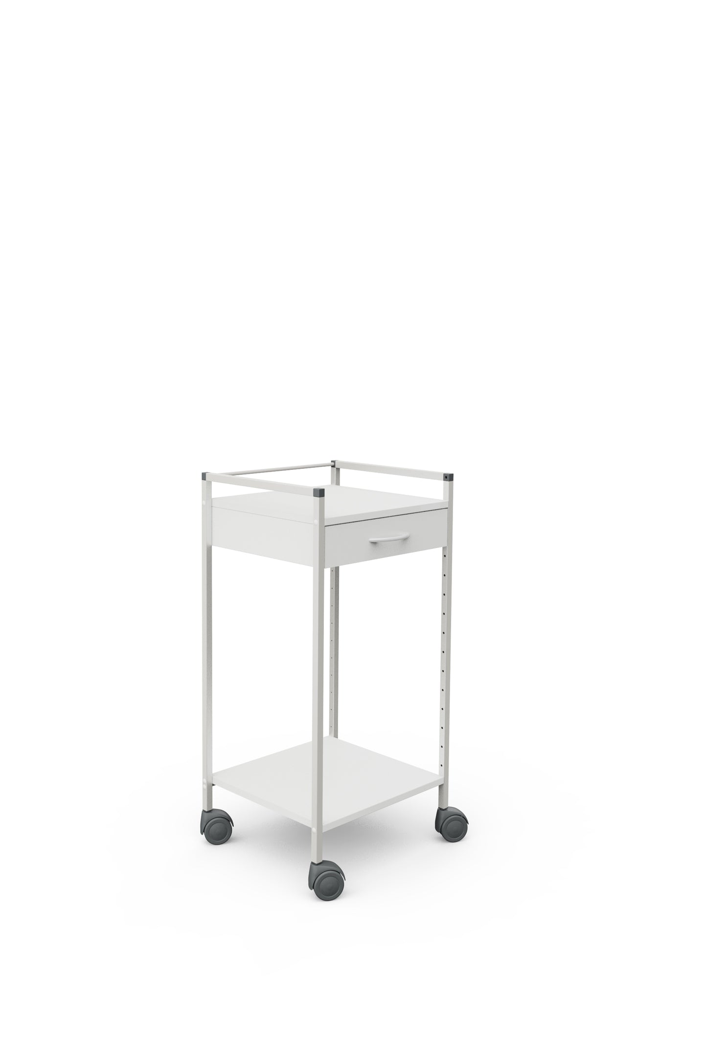 Haeberle Steharbeitsplatzwagen 45 weiß, 1003 mm hoch