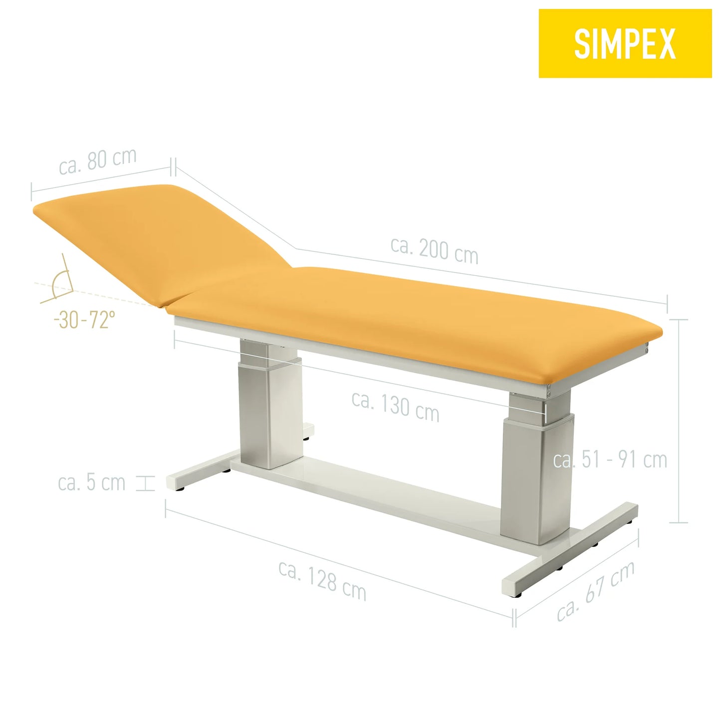 Simpex VITA-PORT Siesta Liege elektrisch, 65 cm