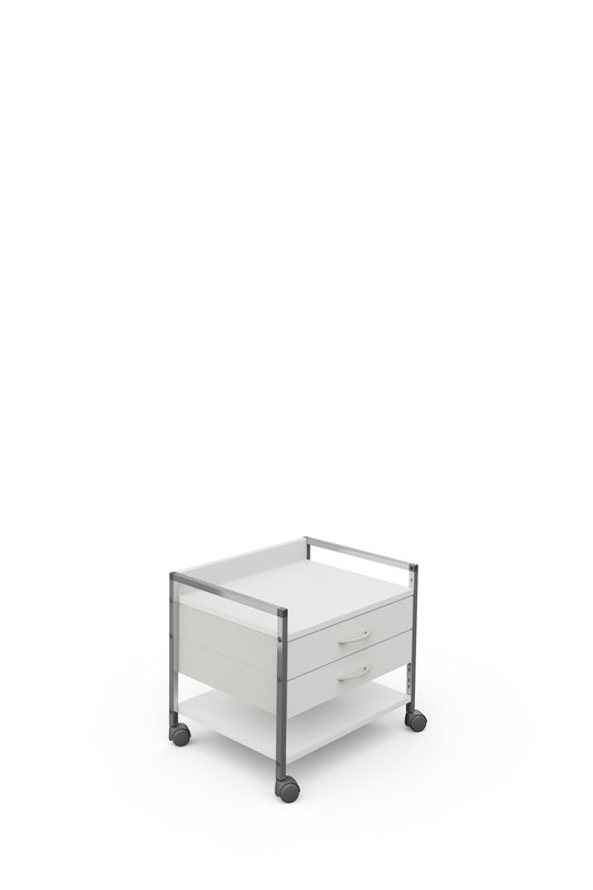 Unterfahrwagen Variocar 60 weiß – 2 Schubl.