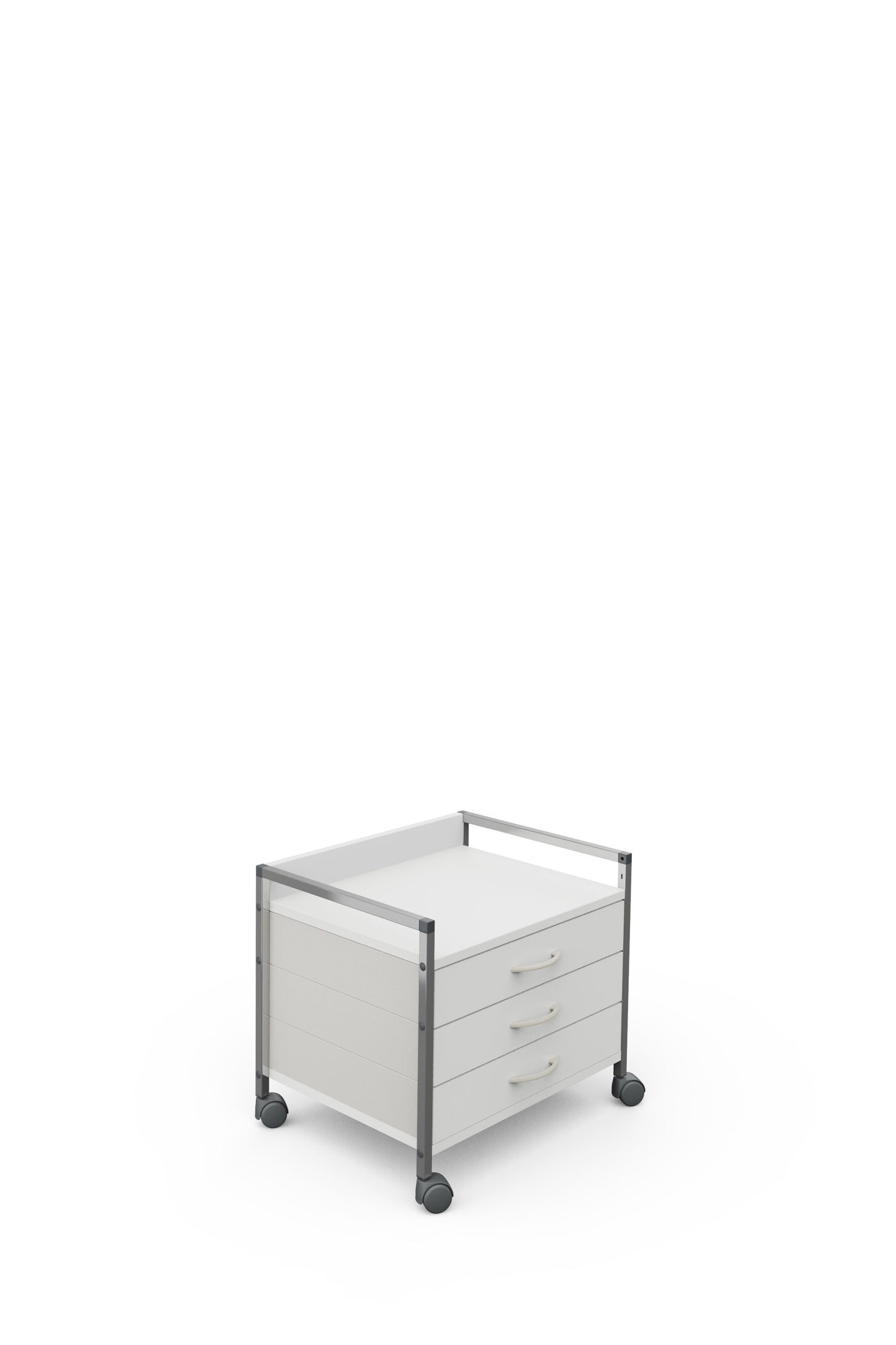 Haeberle Variocar 60 Unterfahrwagen weiß, 520 mm hoch