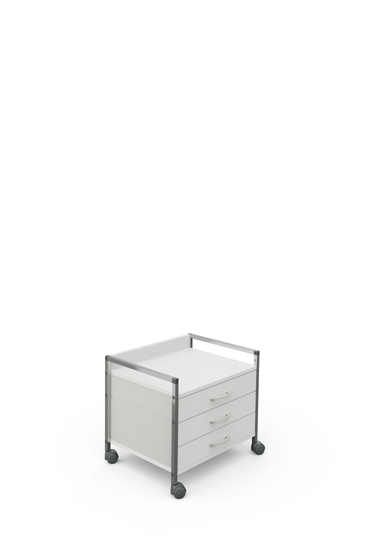 Haeberle Variocar 60 Unterfahrwagen weiß, 520 mm hoch