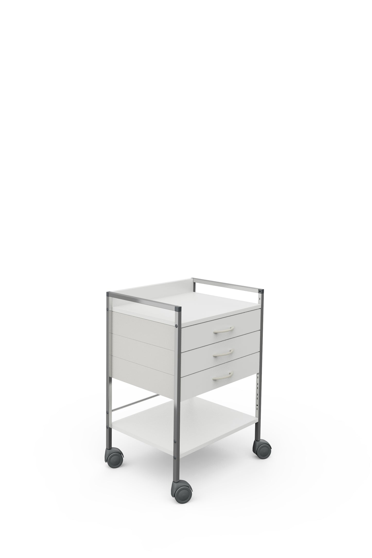 Haeberle Variocar 60 Basiswagen weiß, 830 mm hoch