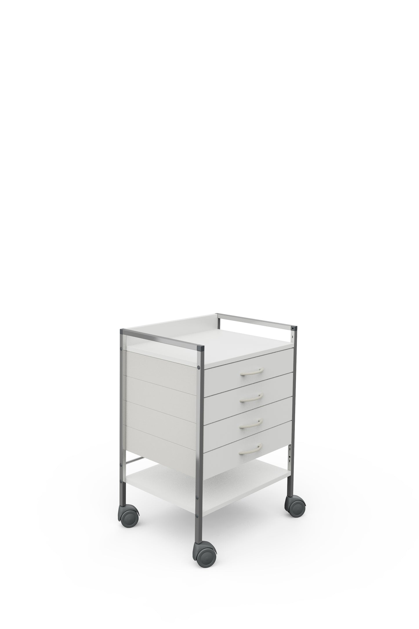 Haeberle Variocar 60 Basiswagen weiß, 830 mm hoch