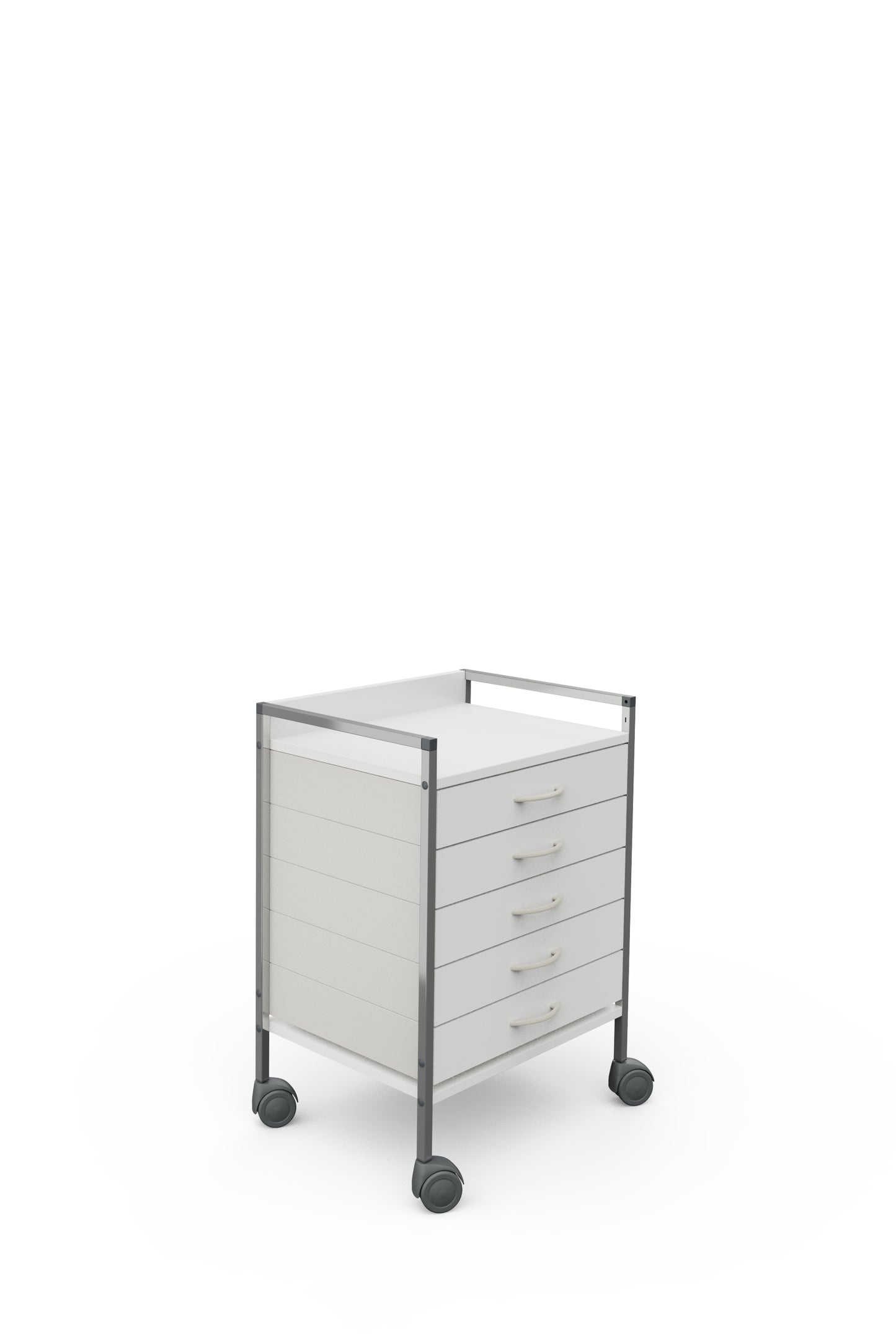 Haeberle Variocar 60 Basiswagen weiß, 830 mm hoch