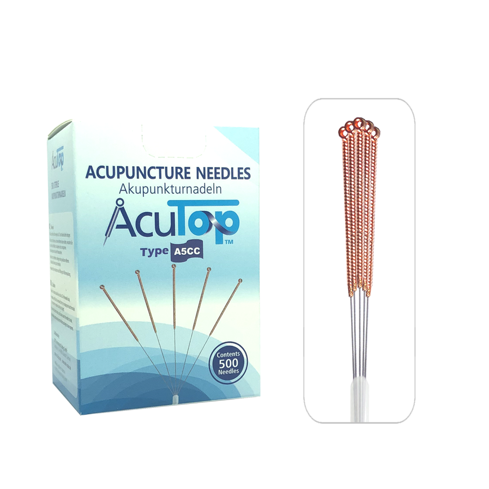 Akupunkturnadeln AcuTop® Kupfergriff 500 Stück