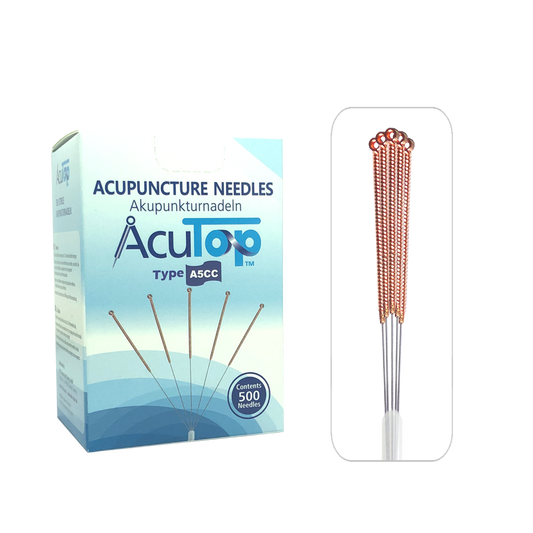 Akupunkturnadeln AcuTop® Kupfergriff 500 Stück