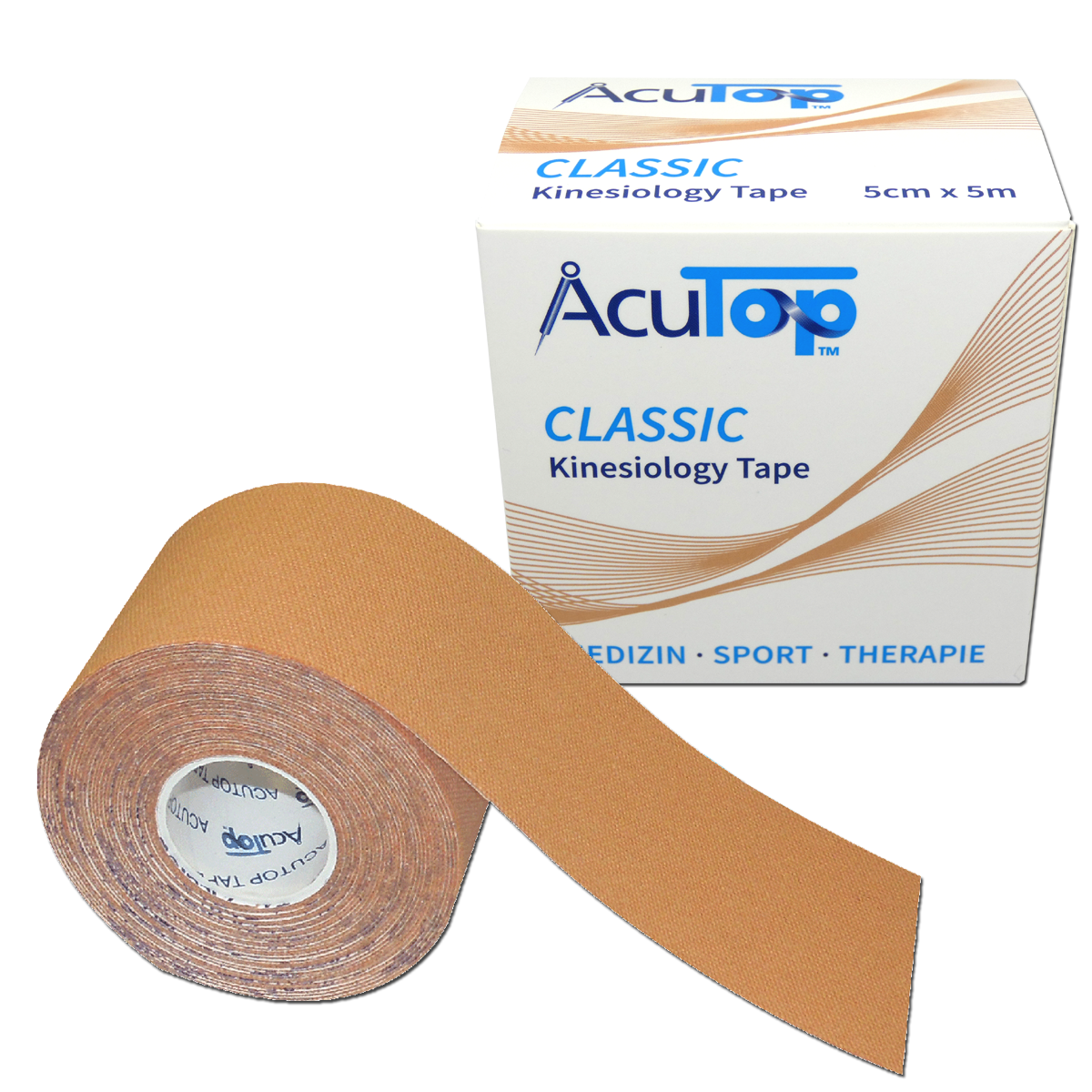 AcuTop® Classic Kinesiology Tape, 5 cm x 5 m