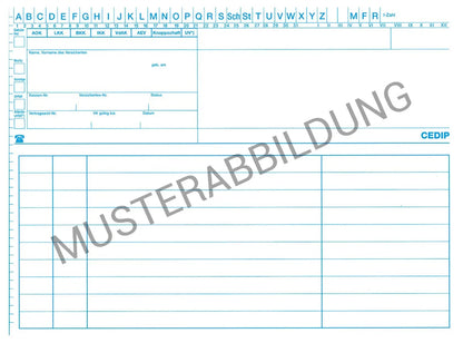 SUPRA Karteimappe Allgemein, 250 Stück