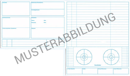 SUPRA Karteimappe Irisdiagnose, DIN A5, 250 Stück