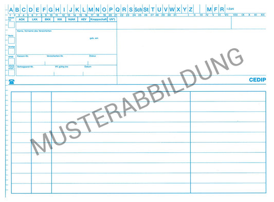 SUPRA Karteimappe Orthopäden, 250 Stück