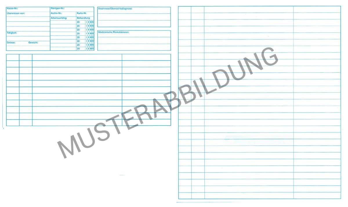 SUPRA Karteimappe Orthopäden, 250 Stück